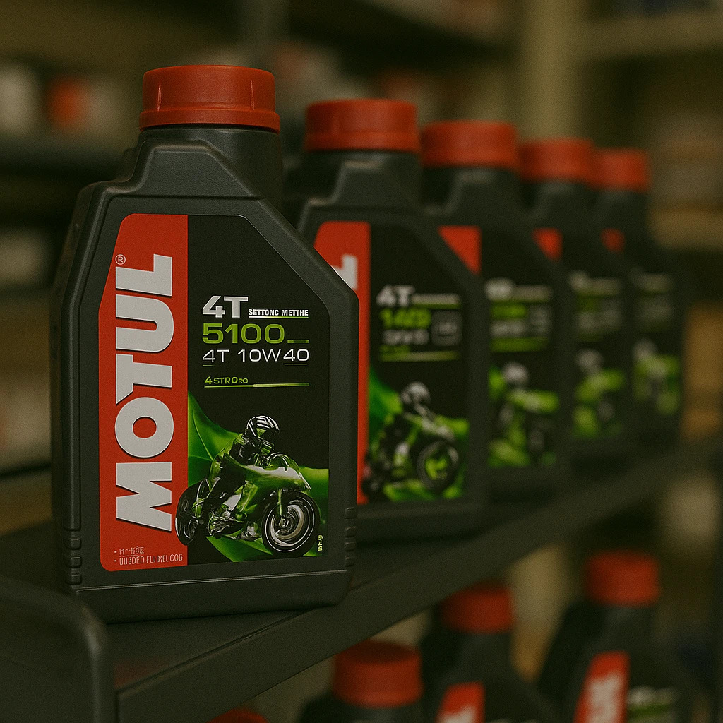Vendita ricambi moto e olio lubrificante
